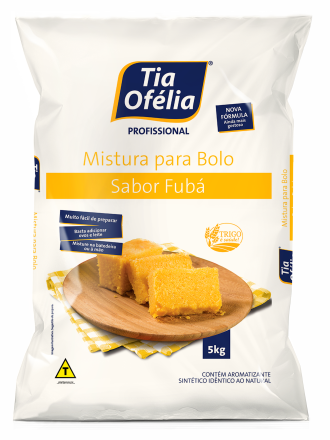 MISTURA PARA BOLO DE FUBÁ 5KG PLÁSTICO